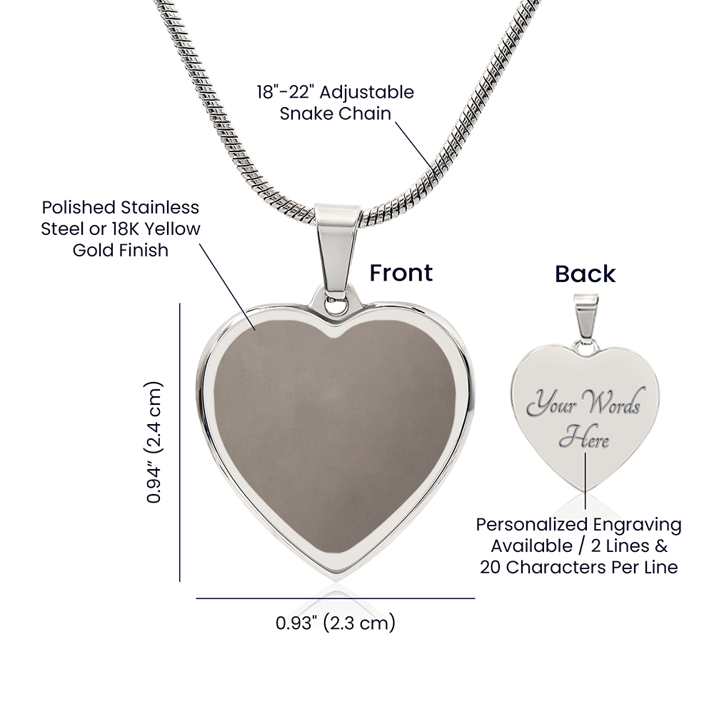 Custom Pet Photo & Engraved Necklace